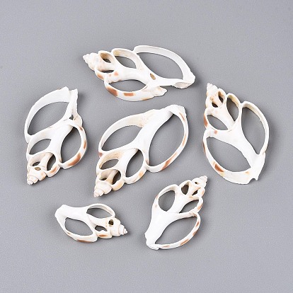 Естественно оболочки большие кулоны, подвески из кусочков ракушек