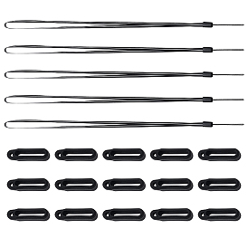 Набор для самостоятельного изготовления электронного стилуса и зажигалки с подвеской-ожерельем, защищающим от потери, включая резиновые ремешки, силиконовый кулон