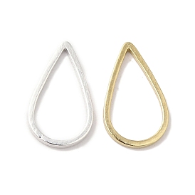 Brass Linking Rings, Lead Free & Cadmium Free, Teardrop