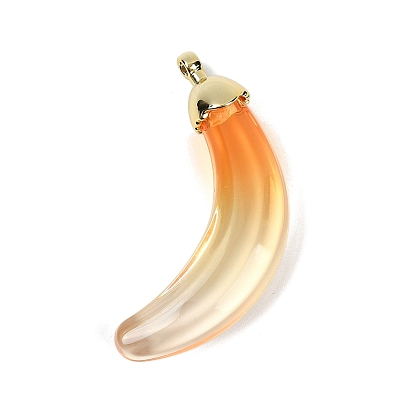 Прозрачные акриловые большие подвески, банан