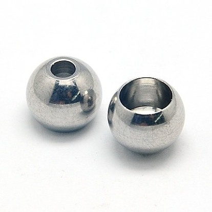 304 Stainless Steel Beads, Barrel