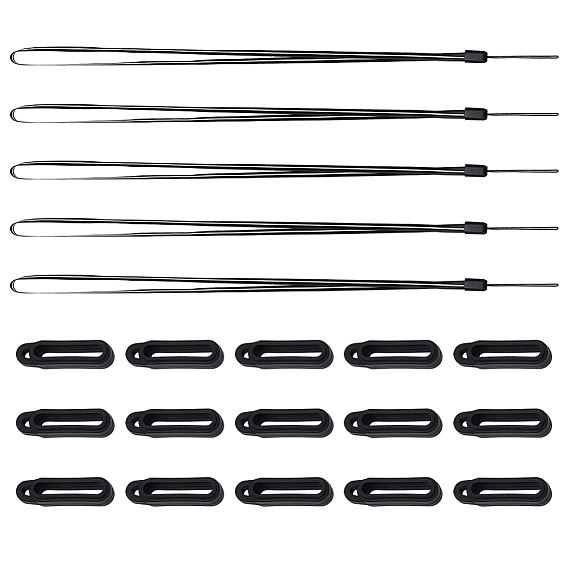 Набор для самостоятельного изготовления электронного стилуса и зажигалки с подвеской-ожерельем, защищающим от потери, включая резиновые ремешки, силиконовый кулон