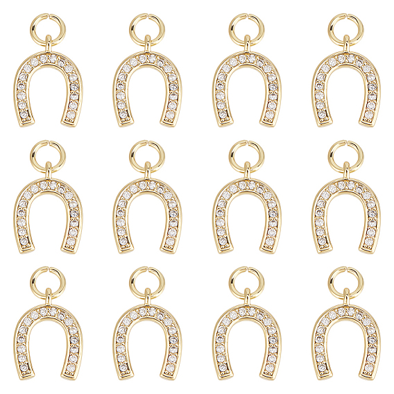 Латунные микро проложить кубического циркония прелести