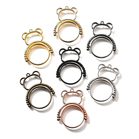 Подвесные подвески из сплава, для diy уф смолы, эпоксидная смола, без кадмия, без никеля и без свинца, медведь