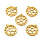 Alloy Open Back Bezel Pendants, for DIY UV Resin, Epoxy Resin, Pressed Flower Jewelry, Football