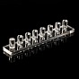 Organic Glass Ring Displays, 40x230x34mm