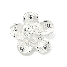 925 подвески-цветы из стерлингового серебра, с печатью 925