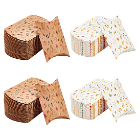 Coffrets cadeaux oreillers en papier, boîtes d'emballage, boîte de bonbons sucrés