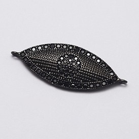 Латунные микро проложить кубических ссылки циркония, лошадиный глаз , без кадмия и без свинца