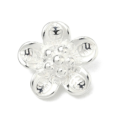 925 подвески-цветы из стерлингового серебра, с печатью 925