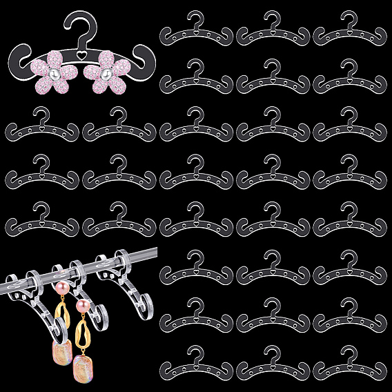 30шт. акриловые серьги-дисплеи аксессуары, для держателя-органайзера для серег, форма вешалки для одежды