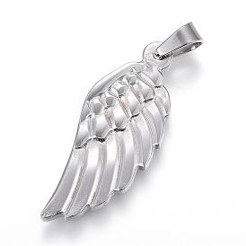 304 Stainless Steel Pendants, Wing