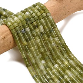 Тайвань природного нефрита бисер нитей, диск, Heishi бусы