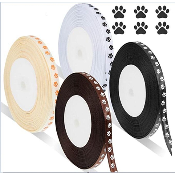 Grosgrain ленты, , след собаки