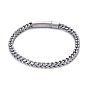 304 Stainless Steel Wheat Chain Bracelets, with Bayonet Clasps