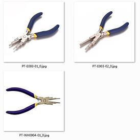 Jewelry Pliers Sets, with Carbon Steel Round Nose Pliers, Iron Wire Looping Pliers, Non-Slip Comfort Grip Handle, for Jewelry Making Beading Repair Supplies
