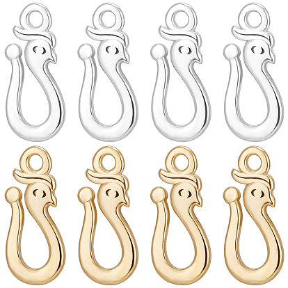 20 шт. 2 цвета латунные подвески, очарование змеи