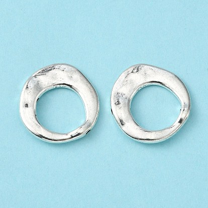 Тибетский стиль нерегулярные кольцо из бисера кадров, без кадмия и без свинца, 20.5x20.5x3 мм, отверстие : 12 мм