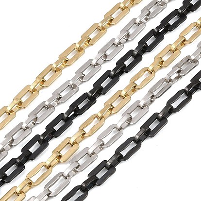 201 цепи прямоугольные звенья нержавеющие, ионное покрытие (ip), несварные, с катушкой