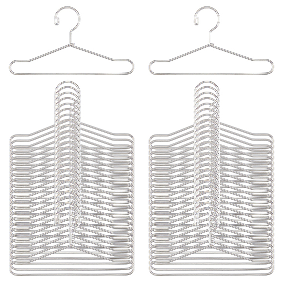 50шт мини-вешалка для одежды из железа, аксессуары для кукольного домика