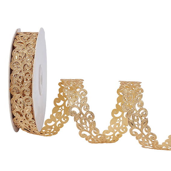 Кружевная лента из полиэстера, кружевная отделка с волнистым краем, аксессуары для одежды