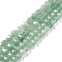 Naturelles aventurine verte brins de perles, facette, lanterne