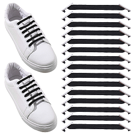 Elastic Straps, with 201 Stainless Steel Cord Ends, Stainless Steel Color