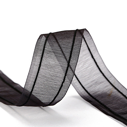 Flat Nylon Chiffon Ribbon, for DIY Jewelry Making, Gift Packaging