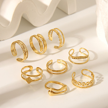 Кольца-манжеты из нержавеющей стали для женщин