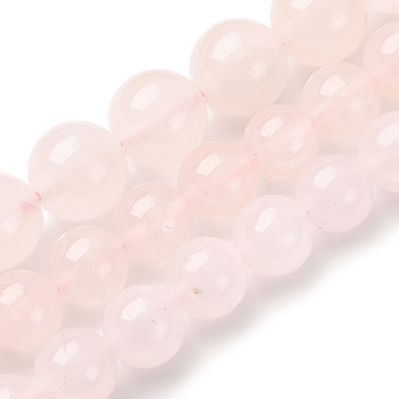 Природного розового кварца нитей бисера, круглые