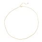 Brass Snake Chain Necklaces, Long-Lasting Plated