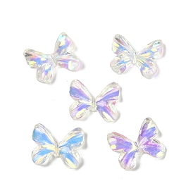 AB Color Transparent Epoxy Resin Decoden Cabochons, Bowknot