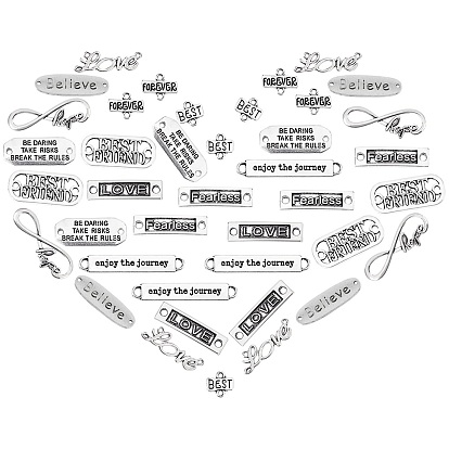 Соединители из сплава в тибетском стиле, разнообразные