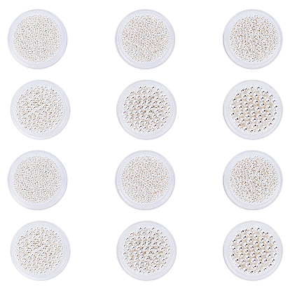 Stainless Steel Beads, Tiny Caviar Nail Beads, Nail Art Decoration Accessories, Round