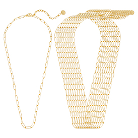 10 шт. 304 цепочки-скрепки из нержавеющей стали, без свинца и без кадмия, долговечный, стойки покрытие