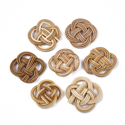 Тростниковая подвеска из тростника / ротанга ручной работы, для изготовления соломенных сережек и ожерелий