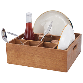 Solid Wood Storage Box, Square