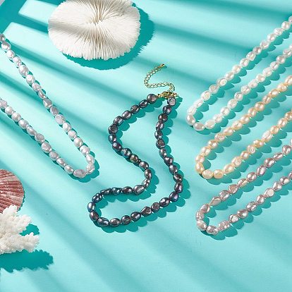 Natural Pearl Beaded Necklaces for Women