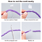 Olycraft Polyester Cord, Twisted Cord, for Jewelry Makin
