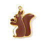 304 нержавеющей стальной эмали подвески, белка прелести, реальный 18 k позолоченный, ионное покрытие (ip)