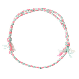Cómo hacer pulseras de cordón de algodón con macramé