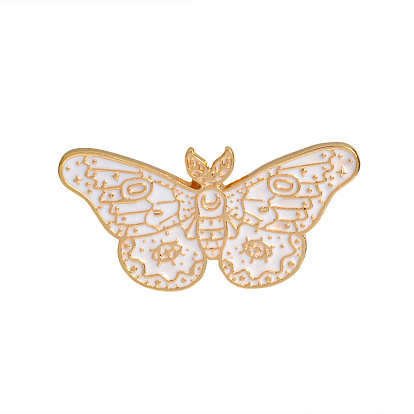 Красочный эмалированный значок-монстр-бабочка для модных аксессуаров