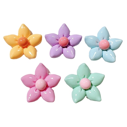 Кабошоны из смолы, цветок