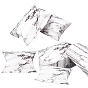 Paper Pillow Gift Boxes, Packaging Boxes, Party Favor Sweet Candy Box, Marble Pattern