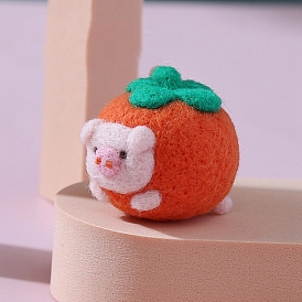 Упаковка для валяния своими руками, брелок кулон, помидор со свининой