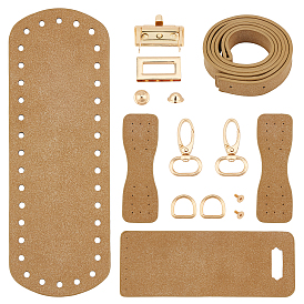 Наборы для изготовления сумок из искусственной кожи, сумка через плечо ручной работы, кошелек вязаный крючком сумка