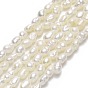 Natural Cultured Freshwater Pearl Beads Strands, Rice
