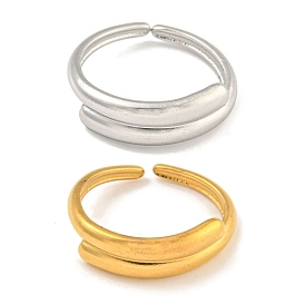 Ионное покрытие (IP) 304 обходная открытая манжета из нержавеющей стали для женщин