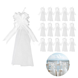 Бантики из полиэстера с марлевой тканью, на свадьбу