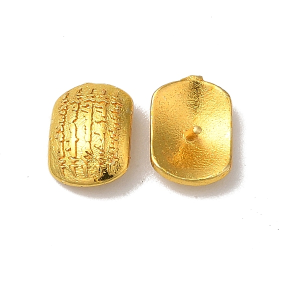 Покрытие стойки латунными колышками, за половину пробурено бисера, долговечный, без свинца и без кадмия, прямоугольные